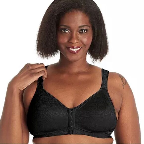 Playtex 18 Hour Posture Boost Full-Figure Wire Free Front Closure Bra USE525 - Picture 1 of 8